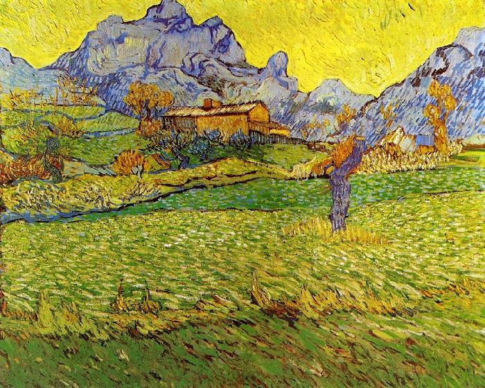 Meadow in the Mountains Le Mas de Saint Paul, Vincent Van Gogh